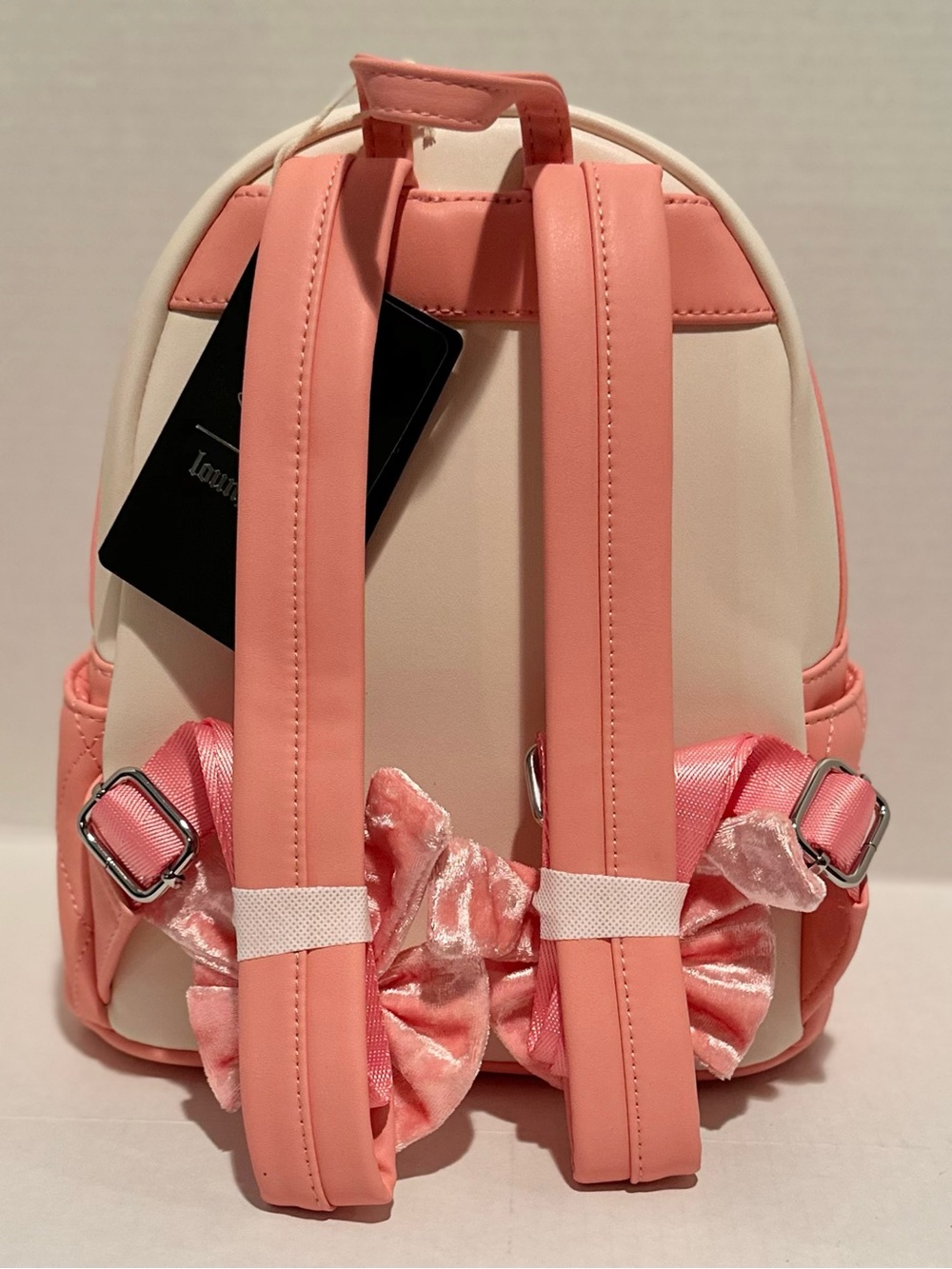Loungefly Disney NWT The Aristocats Marie Velvet Bow Mini Backpack - Picture 3 of 5